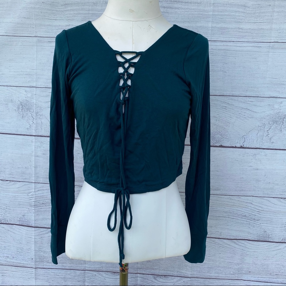 Lucy Love Cropped Long Sleeve Shirt